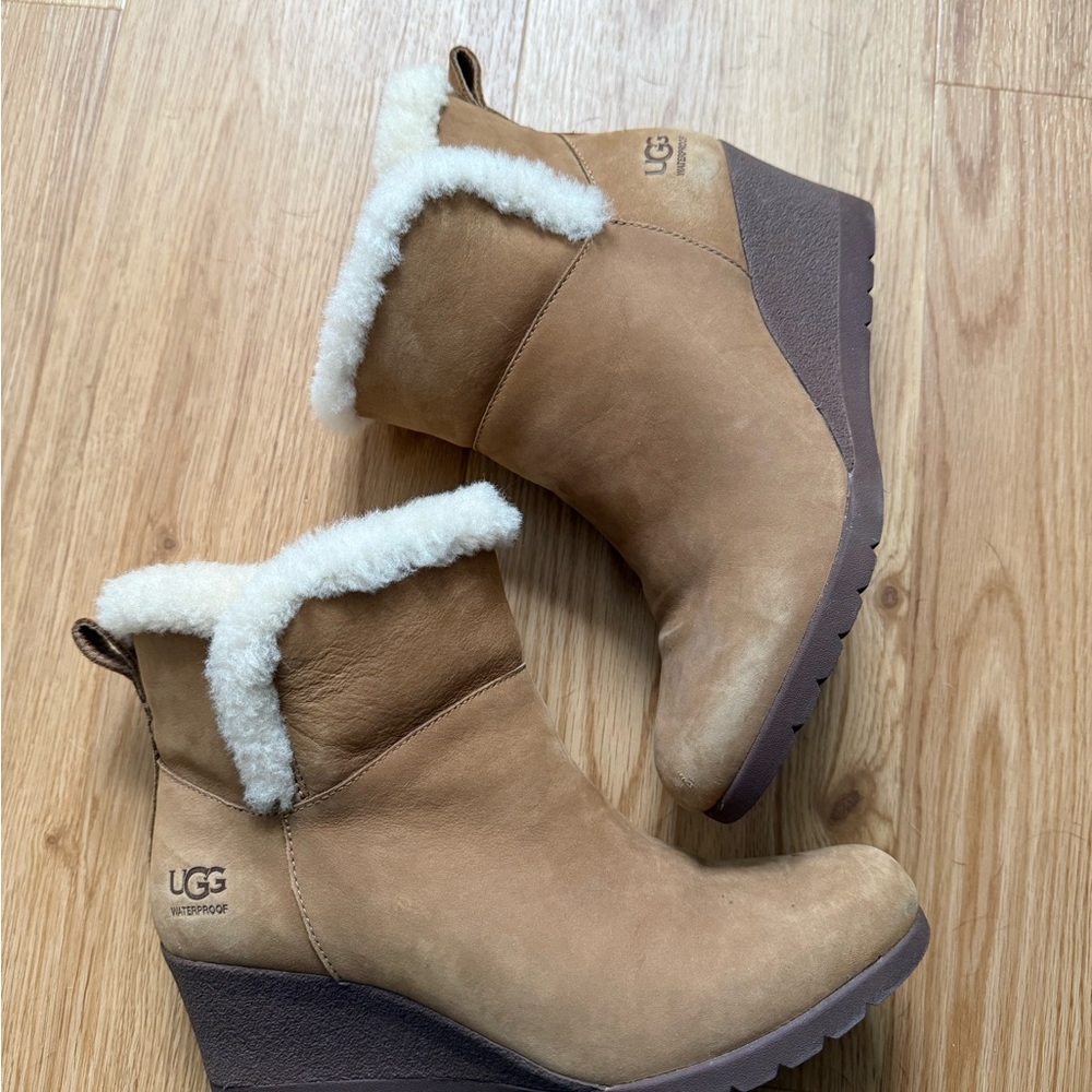 UGG Suede Wedge Boots